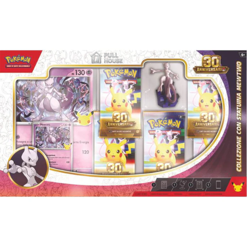 Pokémon - 30esimo Anniversario - Collezione figure Mew/Mewtwo