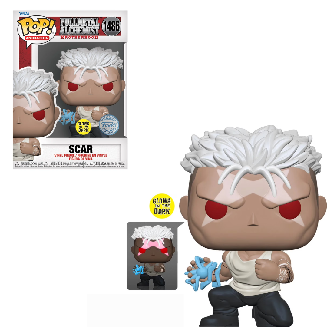 FunkoPOP! FULLMETAL ALCHEMIST - SCAR - GW EXCLUSIVE