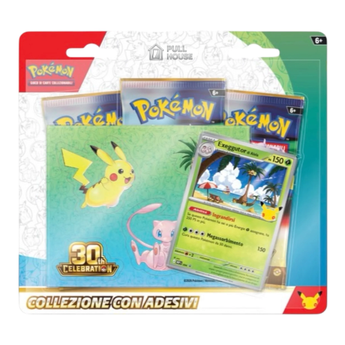 Pokémon - 30esimo Anniversario - Collezione con adesivi (ITA)